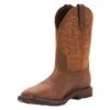 Men's Ariat 10" Groundbreaker Wide Square Toe Waterproof Boots -Stride Shield Shop 0 650 ariat 10 groundbreaker wide square toe waterproof dark brown