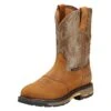 Men's Ariat 10" Workhog Pull-On Boots -Stride Shield Shop 0 650 ariat 10 workhog pull on aged bark army green