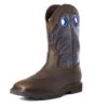 Men's Ariat Groundwork Wide Square Toe Waterproof Boots -Stride Shield Shop 0 650 ariat groundwork wide square toe waterproof boots brown after dark