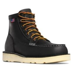 Men's Danner 6" Bull Run Moc Toe Boots -Stride Shield Shop 0 650 danner 6 bull run moc toe black