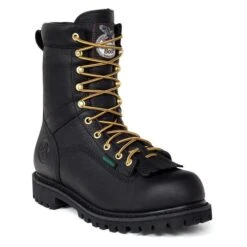 Men's Georgia 8" Low-Heel Logger Waterproof Boots