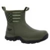 Men's Georgia 8" Patriotic Rubber Waterproof Boots -Stride Shield Shop 0 650 georgia 8 patriotic rubber waterproof boots olive