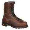 Men's Georgia AMP LT Logger Low Heel Waterproof Boots -Stride Shield Shop 0 650 georgia amp lt logger low heel waterproof brown