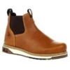 Men's Georgia AMP LT Wedge Chelsea Boots -Stride Shield Shop 0 650 georgia amp lt wedge chelsea boots brown