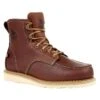 Men's Georgia USA Wedge Moc Toe Boots -Stride Shield Shop 0 650 georgia usa wedge moc toe brown