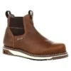 Men's Georgia Wedge Chelsea Waterproof Work Boots -Stride Shield Shop 0 650 georgia wedge chelsea waterproof work boots brown