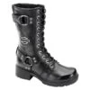 Women's Harley Davidson Footwear Eda Side-Zip Boots -Stride Shield Shop 0 650 harley davidson footwear eda side zip black