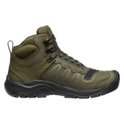 Men's Keen Utility Reno Mid KBF Waterproof Boots -Stride Shield Shop 0 650 keen utility reno mid kbf waterproof boots dark olive black