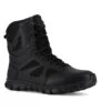 Men's Reebok 8" Sublite Cushion Tactical Side-Zip Waterproof Boots -Stride Shield Shop 0 650 reebok 8 sublite cushion tactical side zip waterproof black
