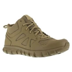 Men's Reebok Sublite Cushion Tactical Mid Boots -Stride Shield Shop 0 650 reebok sublite cushion tactical mid coyote
