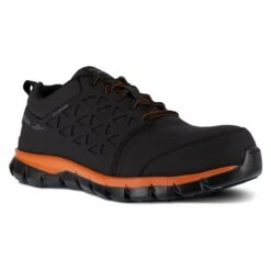 Men's Reebok Sublite Cushion Work Composite Toe -Stride Shield Shop 0 650 reebok sublite cushion work composite toe black orange