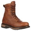 Men's Rocky 9" Original Ride Lacers Waterproof Boots -Stride Shield Shop 0 650 rocky 9 original ride lacers waterproof tan pitstop