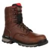 Men's Rocky Rams Horn Work Waterproof Boots -Stride Shield Shop 0 650 rocky rams horn work waterproof boots dark brown