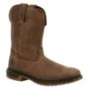 Men's Rocky Worksmart Unlined Western Boots -Stride Shield Shop 0 650 rocky worksmart unlined western boots dark brown