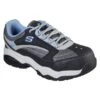 Women's Skechers Work Biscoe Steel Toe -Stride Shield Shop 0 650 skechers work biscoe steel toe black blue