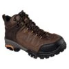 Men's Skechers Work Delleker Lakehead Steel Toe Waterproof -Stride Shield Shop 0 650 skechers work delleker lakehead steel toe waterproof brown orange