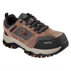 Men's Skechers Work Greetah Composite Toe Waterproof 18 Men's Skechers Work Greetah Composite Toe Waterproof -Stride Shield Shop 0 650 skechers work greetah composite toe waterproof brown black