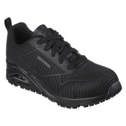 Women's Skechers Work UNO SR Jhansi Composite Toe -Stride Shield Shop 0 650 skechers work uno sr jhansi composite toe black synthetic textile
