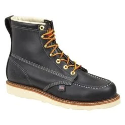 Men's Thorogood 6" American Heritage Moc Toe Wedge Boots -Stride Shield Shop 0 650 thorogood 6 american heritage moc toe wedge black