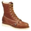 Men's Thorogood 8" American Heritage Moc Toe Wedge Boots -Stride Shield Shop 0 650 thorogood 8 american heritage moc toe wedge tobacco