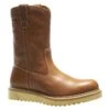Men's Wolverine 10" Wedge Heel Wellington Boots -Stride Shield Shop 0 650 wolverine 10 wedge heel wellington brown