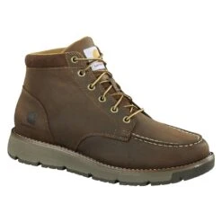 Men's Carhartt 5" Millbrook Moc Toe Wedge Boots -Stride Shield Shop 1 1001 carhartt 5 millbrook moc toe wedge boots brown