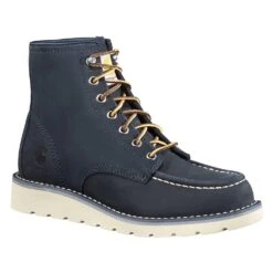 Women's Carhartt 6" Moc Toe Wedge Waterproof Boots -Stride Shield Shop 1 1001 carhartt 6 moc toe wedge waterproof boots navy2