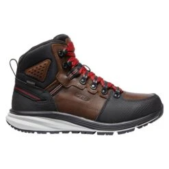 Men's Keen Utility Red Hook Mid Waterproof Boots -Stride Shield Shop 1 650 keen utility red hook mid waterproof boots tobacco black