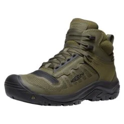 Men's Keen Utility Reno Mid KBF Waterproof Boots -Stride Shield Shop 1 650 keen utility reno mid kbf waterproof boots dark olive black