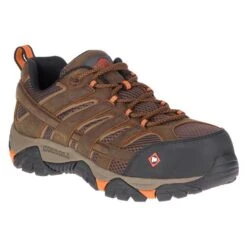 Men's Merrell Work Moab Vertex Vent Composite Toe -Stride Shield Shop 1 650 merrell work moab vertex vent composite toe clay