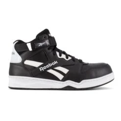 Men's Reebok BB4500 High Top Work Sneaker Composite Toe -Stride Shield Shop 1 650 reebok bb4500 high top work sneaker composite toe black and white
