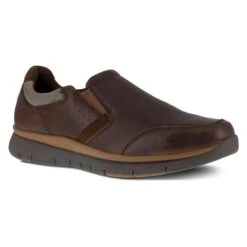 Men's Rockport Primetime Casuals Work Slip-On Steel Toe -Stride Shield Shop 1 650 rockport primetime casuals work slip on steel toe brown