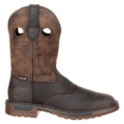 Men's Rocky 11" Original Ride FLX Waterproof Boots -Stride Shield Shop 1 650 rocky 11 original ride flx waterproof dark brown