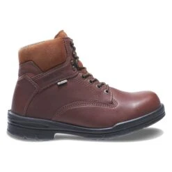 Men's Wolverine 6" Durashocks Boots -Stride Shield Shop 1 650 wolverine 6 durashocks brown