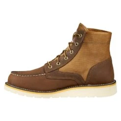 Men's Carhartt 6" Wedge Moc Toe Boots 11 Men's Carhartt 6" Wedge Moc Toe Boots -Stride Shield Shop 2 1001 carhartt 6 wedge moc toe boots brown leather tan duck