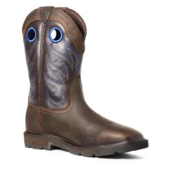 Men's Ariat Groundwork Wide Square Toe Waterproof Boots -Stride Shield Shop 2 650 ariat groundwork wide square toe waterproof boots brown after dark