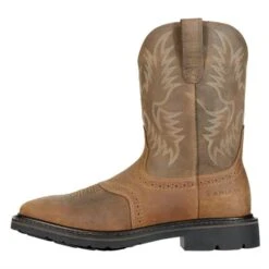 Men's Ariat Sierra Wide Square Toe Boots -Stride Shield Shop 2 650 ariat sierra wide square toe boots aged bark