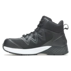 Women's Bates Rush Mid Work Composite Toe Boots -Stride Shield Shop 2 650 bates rush mid work composite toe boots black2