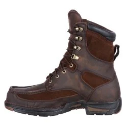 Men's Georgia 8" Athens Moc Toe Waterproof Boots -Stride Shield Shop 2 650 georgia 8 athens moc toe waterproof brown