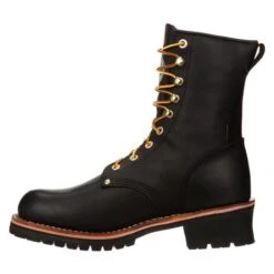 Men's Georgia 8" Logger Boots -Stride Shield Shop 2 650 georgia 8 logger oily black1