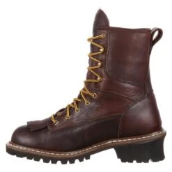 Men's Georgia 8" Logger Waterproof Boots -Stride Shield Shop 2 650 georgia 8 logger waterproof bark