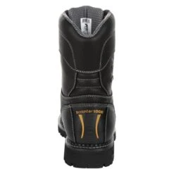 Men's Georgia 9" Low-Heel Logger Waterproof Boots -Stride Shield Shop 2 650 georgia 9 low heel logger waterproof black