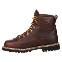Men's Georgia Lace-To-Toe Waterproof Boots -Stride Shield Shop 2 650 georgia lace to toe waterproof chocolate