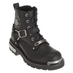 Women's Harley Davidson Becky Side-Zip Boots -Stride Shield Shop 2 650 harley davidson becky side zip black