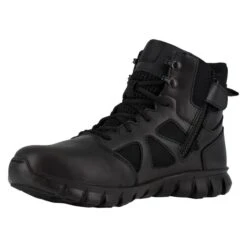 Men's Reebok 6" Sublite Cushion Tactical Side-Zip Boots -Stride Shield Shop 2 650 reebok 6 sublite cushion tactical side zip black
