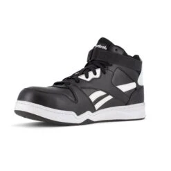 Men's Reebok BB4500 High Top Work Sneaker Composite Toe -Stride Shield Shop 2 650 reebok bb4500 high top work sneaker composite toe black and white