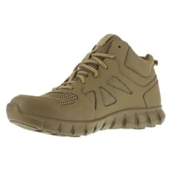 Men's Reebok Sublite Cushion Tactical Mid Boots -Stride Shield Shop 2 650 reebok sublite cushion tactical mid coyote