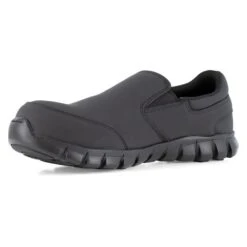 Men's Reebok Sublite Cushion Work Slip-On Composite Toe -Stride Shield Shop 2 650 reebok sublite cushion work slip on composite toe black