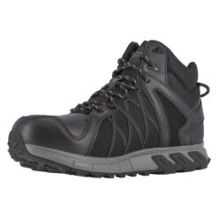Men's Reebok Trailgrip Work AT Waterproof -Stride Shield Shop 2 650 reebok trailgrip work at waterproof black gray