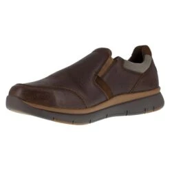Men's Rockport Primetime Casuals Work Slip-On Steel Toe -Stride Shield Shop 2 650 rockport primetime casuals work slip on steel toe brown